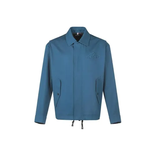 Hugo Boss Куртки и Пальто Мужской Синий