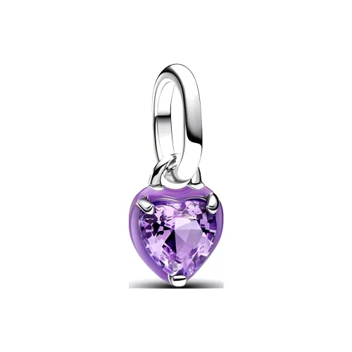 Pandora Серебряный Эмаль Подвески Женские Фиолетовый