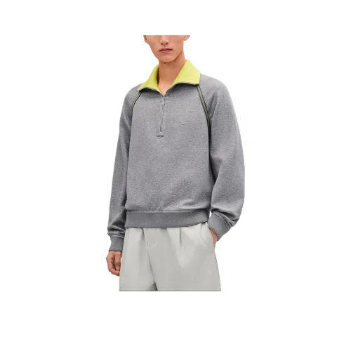 HERMES SS25 Толстовка Мужской Серый