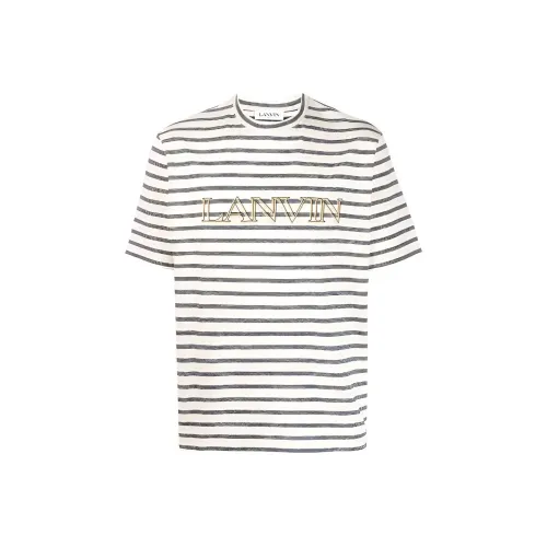 Lanvin Экрю Мужские T-рубашки