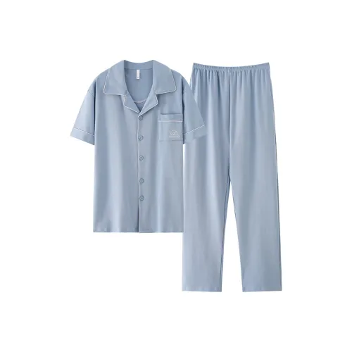 MIIOW Cool One Summer Series Пижамный комплект Мужской Небесно-голубой