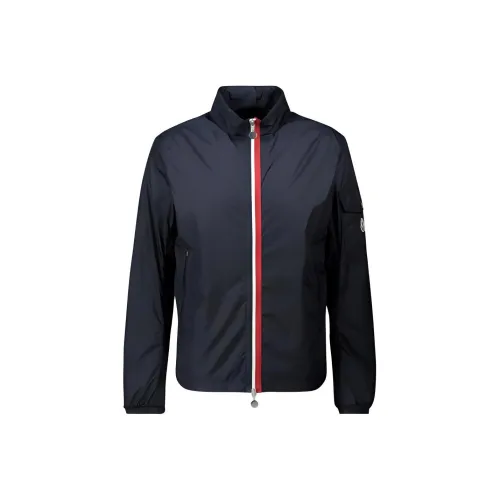 MONCLER Мужские синие куртки