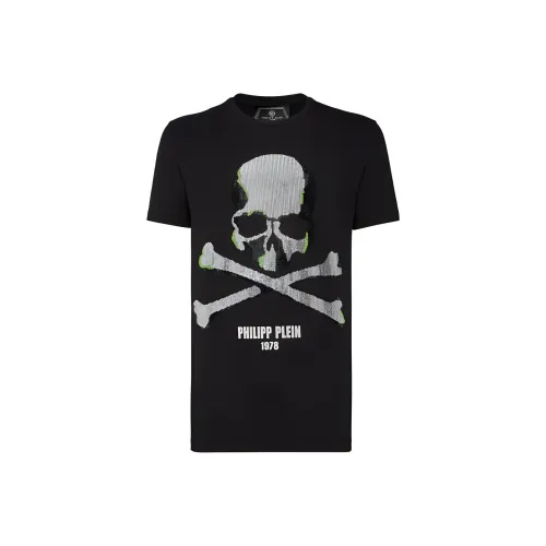 PHILIPP PLEIN Мужские черные рубашки T