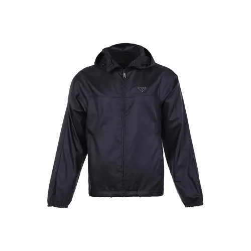 PRADA SS22 Куртки и Пальто Мужской Темно-синий