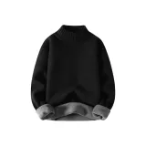 Черный с флисовой подкладкой