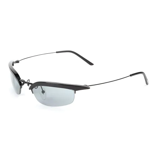 PRADA Металлический Ацетат Нерегулярная Форма Солнцезащитные Очки Женские Черные