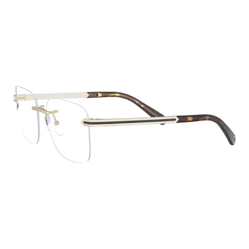 BVLGARI Нерегулярная форма Оправы для очков Мужской Золото