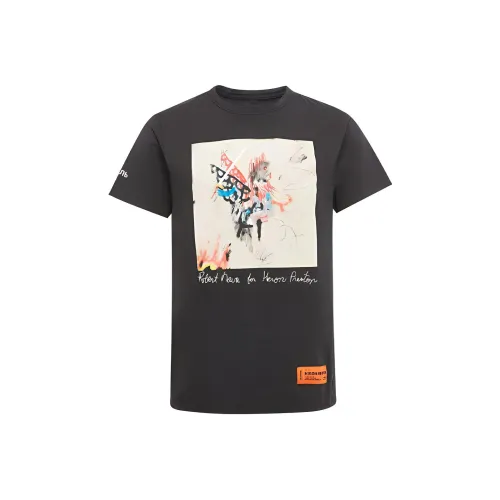 HERON PRESTON Черная Мужская Рубашка