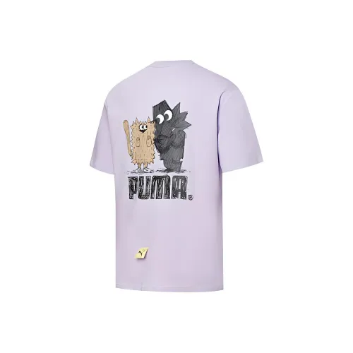 PUMA T-Shirt Мужской Светлый Лавандовый