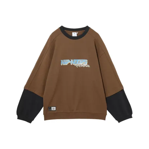 PUMA x PHANTACI Свитшот Унисекс Кофейный