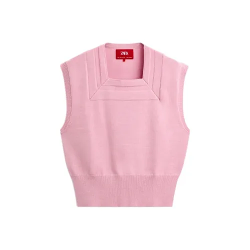 ZARA HARRY LAMBERT Co Бренд Розовые Унисекс Майки