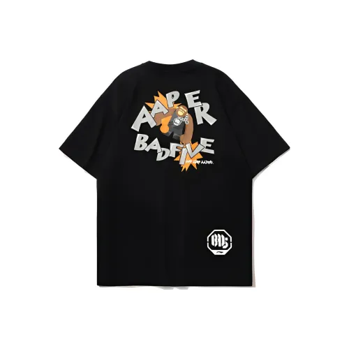LINING x Aape Badfive T-Shirt Мужской Черный