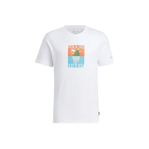 Adidas Белая Мужская Футболка