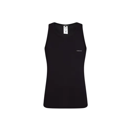 VERSACE Мужские черные майки