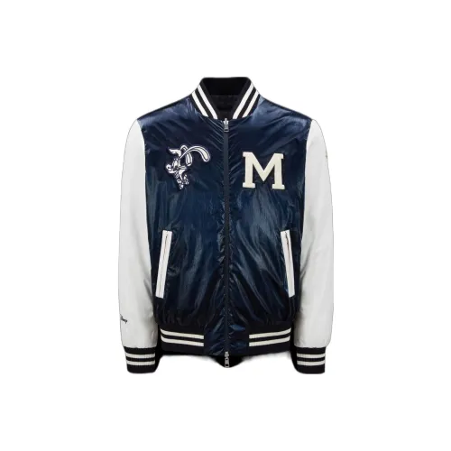 MONCLER Мужские куртки морского синего цвета