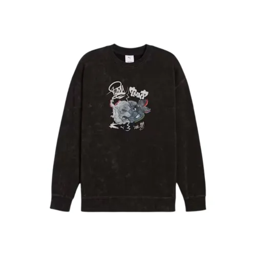 PUMA Черные Мужские Свитшоты