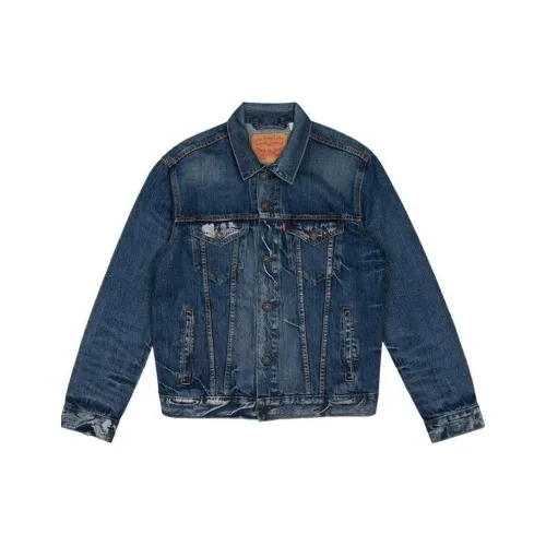 Levis Blue Men's Jackets Левис Синий Мужские Куртки