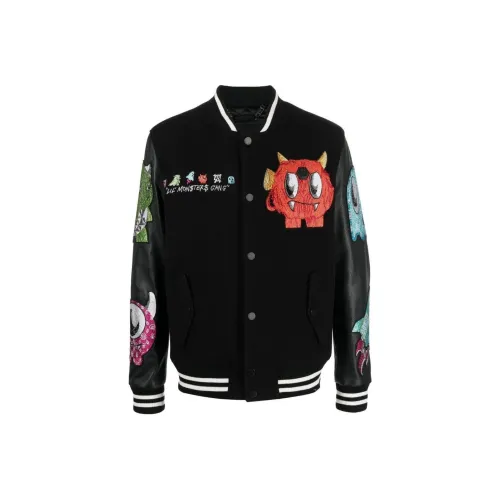 PHILIPP PLEIN Мужские черные куртки