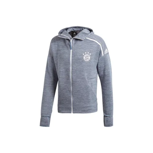 Adidas Bayern Munich Оригинальный Asphalt Серый Мужская Куртка