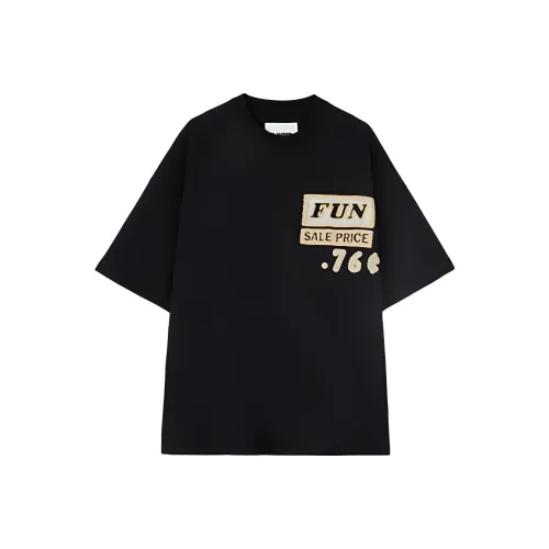 JIL SANDER Мужские черные T-рубашки