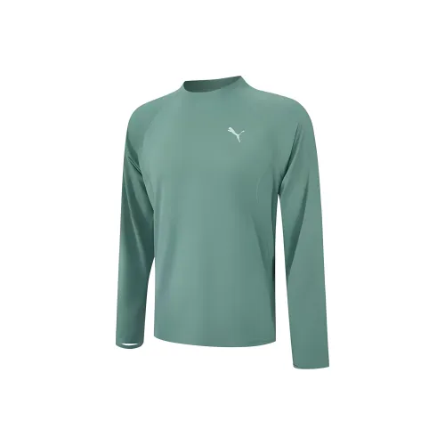 PUMA Бирюзовый Мужской T-Рубашки