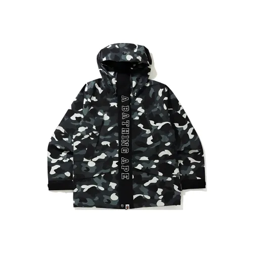 A BATHING APE Мужские черные куртки