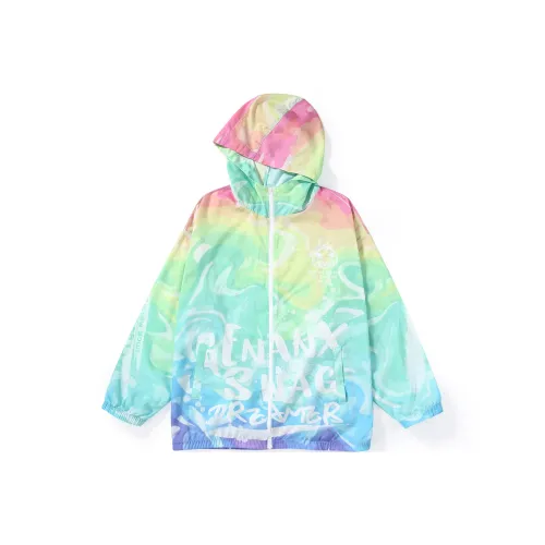 GENANX Ослепительный принт Унисекс Куртки