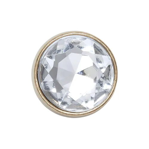 Crocs Акрил Цинковый сплав Аксессуары для обуви Унисекс Серебряный