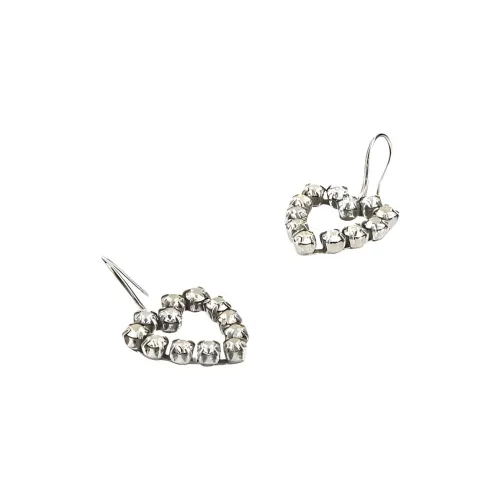 SAINT LAURENT Серебряные серьги из бронзы Женские