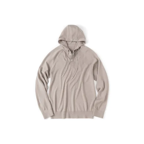 Mr.Bu Linen Coffee Men's Knitted Clothing
