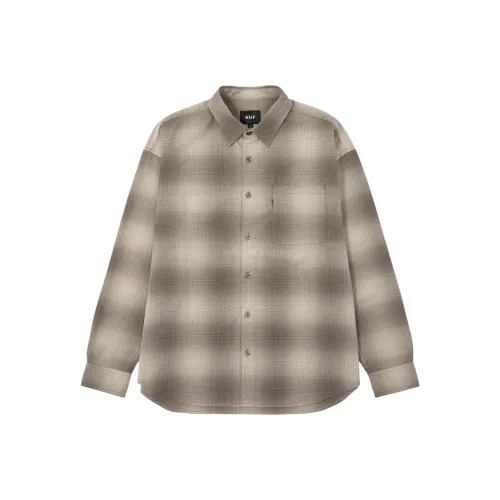 HUF Масляно-серый Унисекс Рубашки