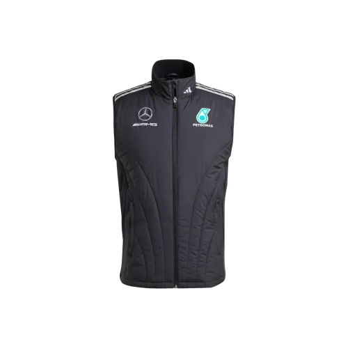 Adidas x Mercedes AMG Petronas F1 Team SS25 Майка Мужская Черная Отражающая Серебряный