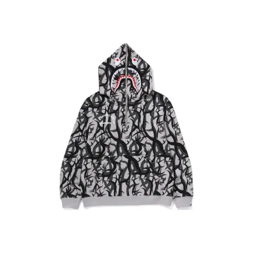 A Bathing Ape x Neighborhood Свитшот Унисекс Серый