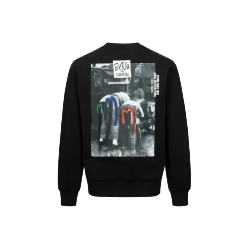 EVISU Черный Мужской Свитшот