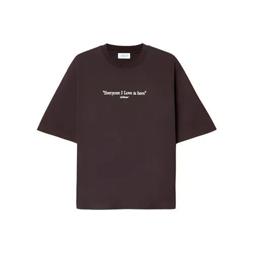 OFF Белый SS23 520 Limited Series Черный Коричневый Мужская T-Рубашка