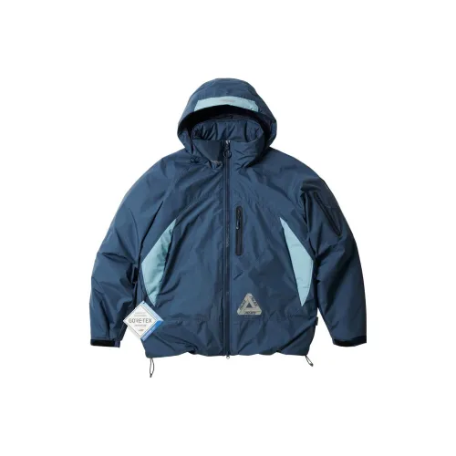 Дворцово-синие унисекс куртки