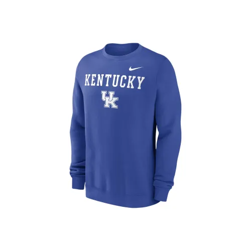 nike KentuckyCollege FW24 Wildcats Primetime Американский Свитшот Мужской Синий