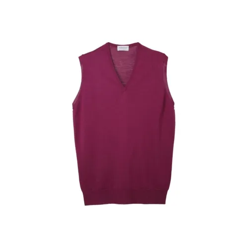 JOHN SMEDLEY Топ без рукавов Мужской Фуксия