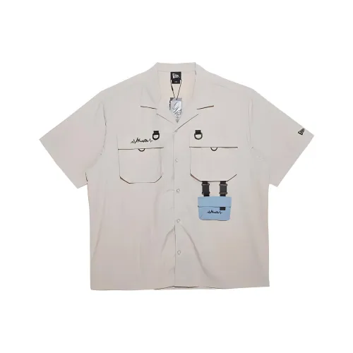 New Era Серо-бежевые Унисекс Рубашки