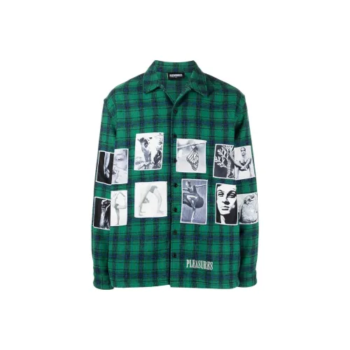 PLEASURES FW22 Куртка Мужская Зеленая