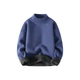 Синий, флисовая подкладка