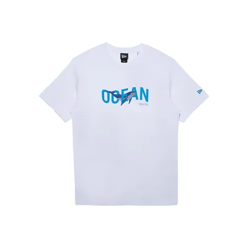 New Era Белый Унисекс Футболка