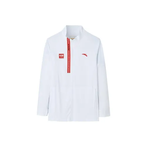 ANTA Variety Тренировки Коллекция Куртка Мужская Белая