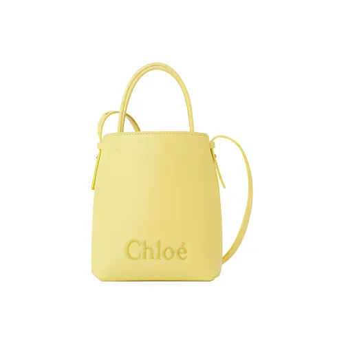 Chloe Bright Calfskin Сумка через плечо Сумка через плечо Extra Mini Женская Желтая