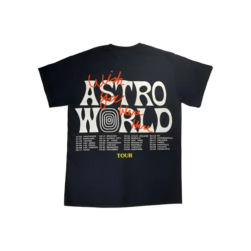 TRAVIS SCOTT Черная унисекс футболка