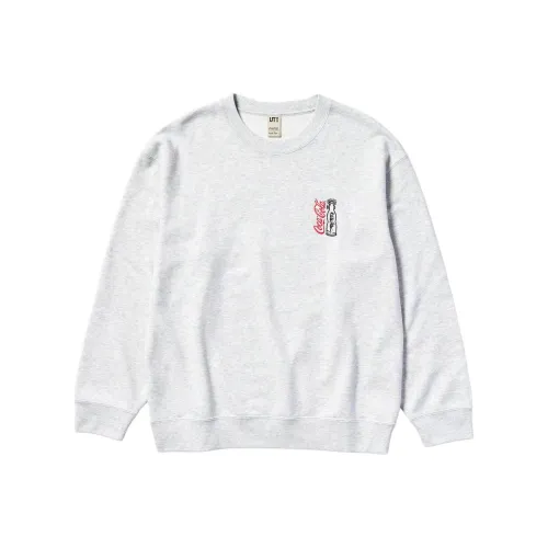 UNIQLO Keith Haring x COCA COLA Коллаборация Серый Унисекс Свитшоты