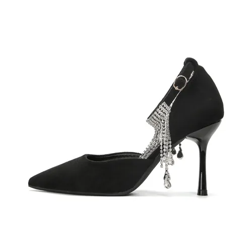 Varib Высокие каблуки Черные Женские