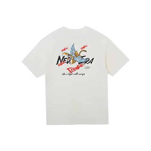 New Era T-Shirt Унисекс Айвори Белый