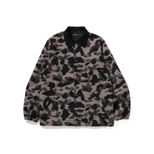 A BATHING APE Bape Бежево-желтая унисекс куртка