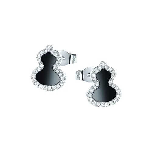 Qeelin Petite Wulu Серьги Серебряные Женские
